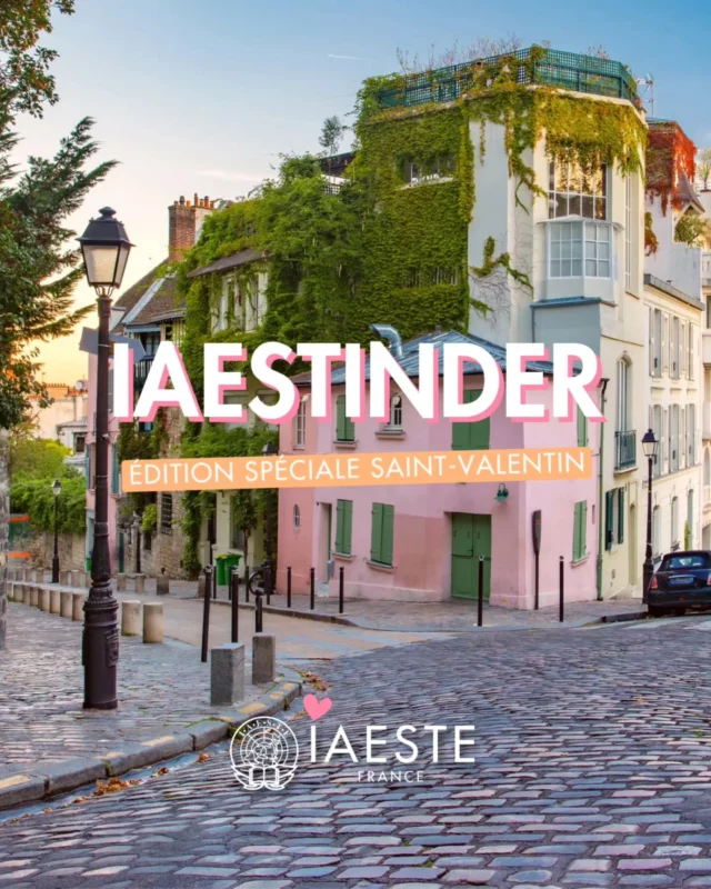 💘 IAESTinder - Édition spéciale Saint-Valentin 💘

Swipe et trouve TON offre de stage, celle qui fait vibrer ton cœur ! 🌍✨

Ces offres sont toutes disponibles sur notre plateforme et EXCLUSIVES aux étudiants français. N'attends pas trop pour postuler, ou tu pourrais passer à côté de la bonne... 😉

💬 Et toi, quelle destination te fait matcher ? Dis-le-nous en commentaire et partage ton coup de cœur en story en nous identifiant ! 📲💙

Joyeuse Saint/Sans Valentin à tous ! ❤️✨

#IAESTE #IAESTEFrance #work #experience #discover #saintvaletin #travel #explore #stage